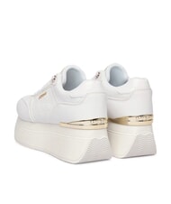 GUESS CAMRIO10 Trampki na koturnie 7 cm biały - Buty damskie - 3
