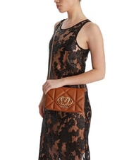 LOVE MOSCHINO EMBOSSED Mała torba na ramię SK&Oacute;RA - Torby damskie - 5