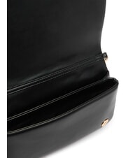 LOVE MOSCHINO EMBOSSED Mała torba na ramię Czarny - Torby damskie - 4