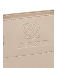 LOVE MOSCHINO ITEM PAIR Torba na ramię kość słoniowa - Torby damskie - 3