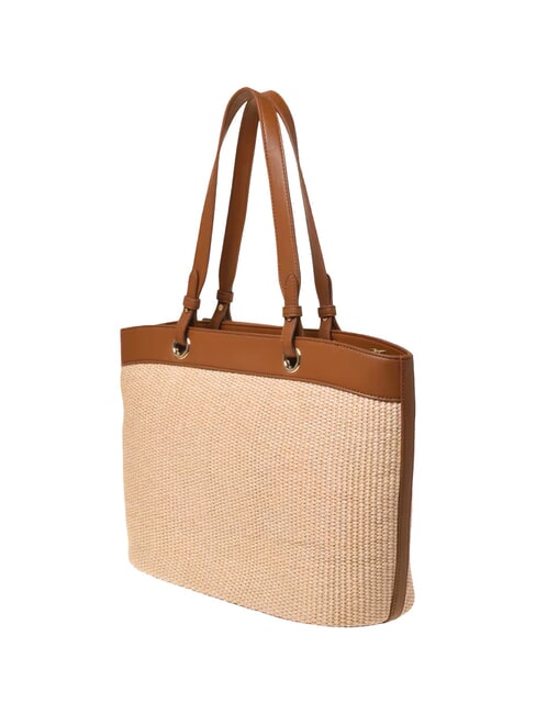 STRAW CHIC Torba na ramię naturalny/sk&oacute;ra - Torby damskie