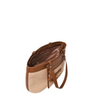 LOVE MOSCHINO STRAW CHIC Torba na ramię naturalny/sk&oacute;ra - Torby damskie - 3