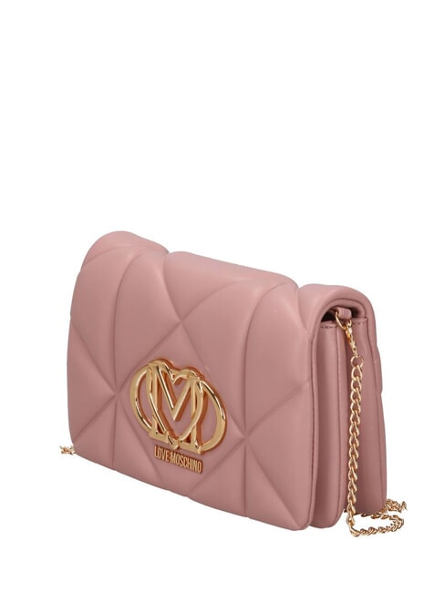 EMBOSSED Mała torba na ramię r&oacute;ża - Torby damskie