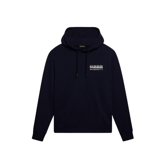 B-KASBA Bluza z kapturem czarny 041 - Bluzy męskie
