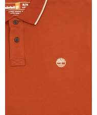 TIMBERLAND MILLERS RIVER Koszulka polo bawełniana spalona henna - Polo męskie - 2
