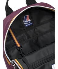 KWAY MID LAON Plecak z nylonu wodoodpornego wino fioletowo-malwowe - Plecaki szkolne i rekreacyjne - 3