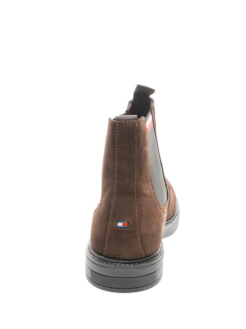 HILFIGER OUTDOOR Zamszowe botki brązowy - Buty męskie