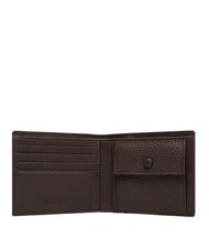 CALVIN KLEIN FOIL EMBOSSED Portfel sk&oacute;rzany męski ck ciemnobrązowy - Portfele męskie - 2