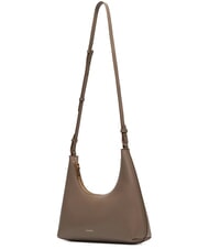 CALVIN KLEIN EMBOSSED LOGO Torba na ramię z paskiem na ramię pustynny szary - Torby damskie - 3
