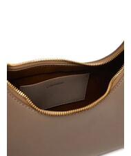 CALVIN KLEIN EMBOSSED LOGO Torba na ramię z paskiem na ramię pustynny szary - Torby damskie - 5
