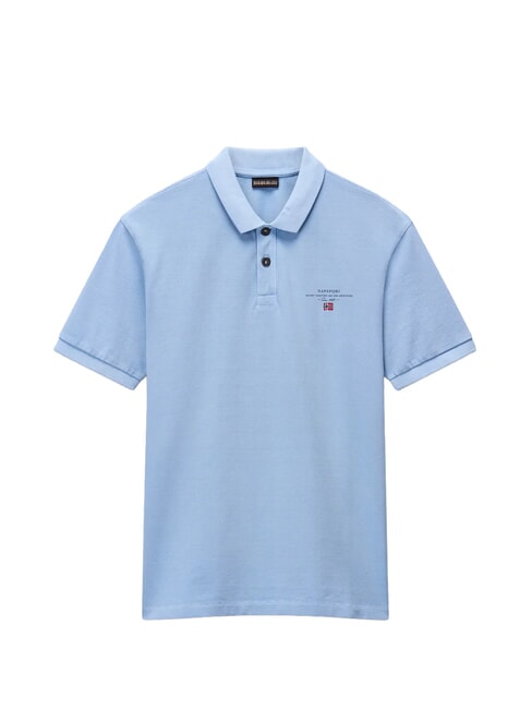 ELBAS JERSEY Koszulka polo z bawełny z mikrologo błyszczący/petunia - Polo męskie