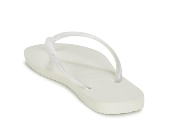 SLIM Klapki biały - Buty damskie