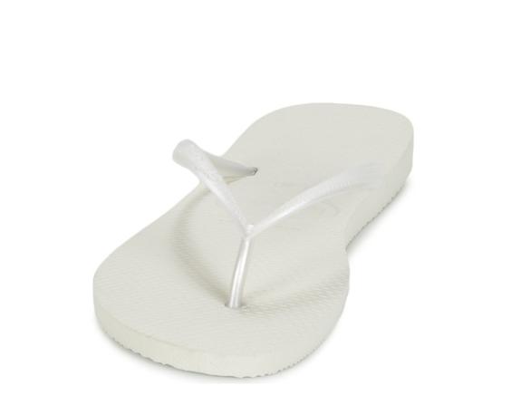 SLIM Klapki biały - Buty damskie