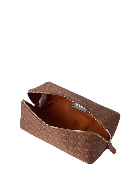 NYLON SMALL MONOGRAM Uroda brązowy/ciemnobrązowy - Kosmetyczka