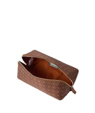 COCCINELLE NYLON SMALL MONOGRAM Uroda brązowy/ciemnobrązowy - Kosmetyczka - 3