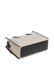 COCCINELLE MYRTHA26 CANVAS  naturalny/czarny - Torby damskie - 3