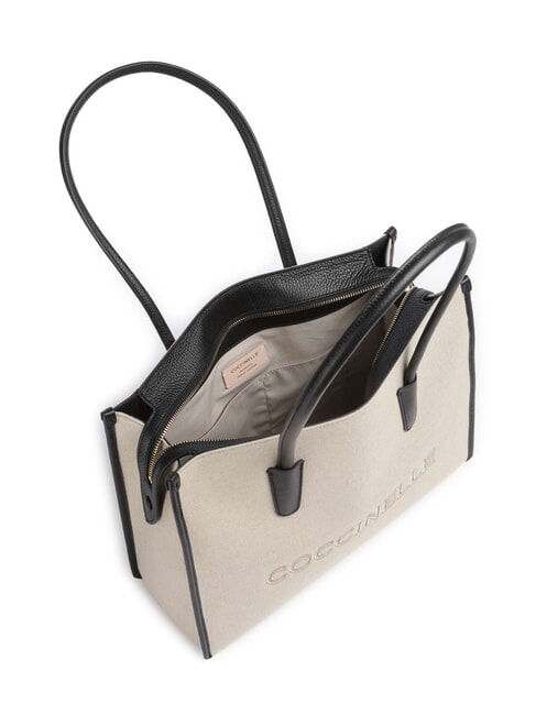 MYRTHA26 CANVAS  naturalny/czarny - Torby damskie