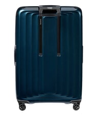 SAMSONITE NUON Bardzo duży, rozszerzalny w&oacute;zek metaliczny ciemnoniebieski - W&oacute;zki twarde - 3