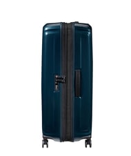 SAMSONITE NUON Bardzo duży, rozszerzalny w&oacute;zek metaliczny ciemnoniebieski - W&oacute;zki twarde - 5