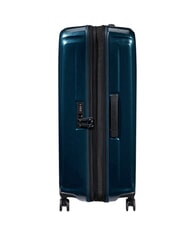 SAMSONITE NUON Duży, rozszerzalny w&oacute;zek metaliczny ciemnoniebieski - W&oacute;zki twarde - 5