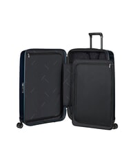 SAMSONITE NUON Duży, rozszerzalny w&oacute;zek metaliczny ciemnoniebieski - W&oacute;zki twarde - 6
