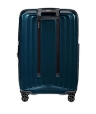 SAMSONITE NUON Średni w&oacute;zek rozszerzalny metaliczny ciemnoniebieski - W&oacute;zki twarde - 3
