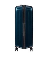 SAMSONITE NUON Średni w&oacute;zek rozszerzalny metaliczny ciemnoniebieski - W&oacute;zki twarde - 5