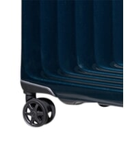 SAMSONITE NUON Średni w&oacute;zek rozszerzalny metaliczny ciemnoniebieski - W&oacute;zki twarde - 8