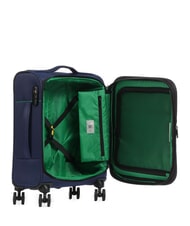 BENETTON COLOR BLOCK Rozszerzalny w&oacute;zek podręczny niebieski - Bagaż podręczny - 2