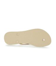 HAVAIANAS SLIM Klapki SZARY PIASKOWY/JASNY ZŁOTY - Buty damskie - 7