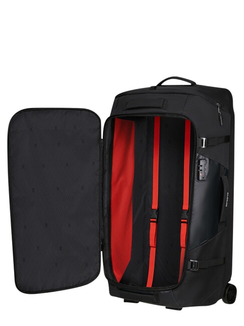 ARMOX Torba podr&oacute;żna XL, 84 cm, z k&oacute;łkami CZARNY - W&oacute;zki p&oacute;łsztywne