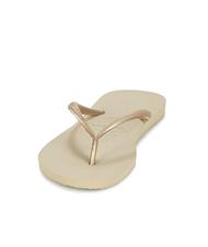 HAVAIANAS SLIM Klapki SZARY PIASKOWY/JASNY ZŁOTY - Buty damskie - 5