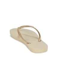 HAVAIANAS SLIM Klapki SZARY PIASKOWY/JASNY ZŁOTY - Buty damskie - 6