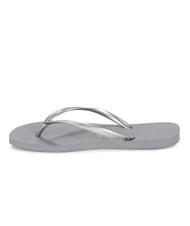 HAVAIANAS SLIM Klapki stalowy/szary - Buty damskie - 4