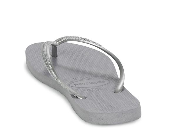 SLIM Klapki stalowy/szary - Buty damskie