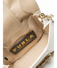 FURLA CAMPIONARIO - METROPOLIS REMIX Mikro torba na ramię ptasie mleczko - Torby damskie - 5