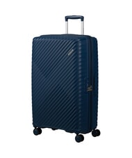AMERICAN TOURISTER DIABLAST W&oacute;zek średni, rozkładany, z zamkiem TSA ciemnofalowy niebieski - W&oacute;zki twarde - 3