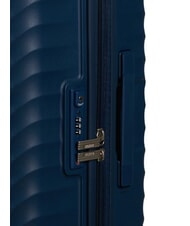 AMERICAN TOURISTER DIABLAST W&oacute;zek średni, rozkładany, z zamkiem TSA ciemnofalowy niebieski - W&oacute;zki twarde - 7