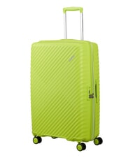 AMERICAN TOURISTER DIABLAST W&oacute;zek średni, rozkładany, z zamkiem TSA hiper wapno - W&oacute;zki twarde - 5