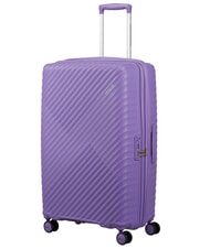 AMERICAN TOURISTER DIABLAST W&oacute;zek średni, rozkładany, z zamkiem TSA fioletowy puls - W&oacute;zki twarde - 5