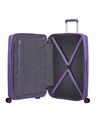 AMERICAN TOURISTER DIABLAST W&oacute;zek średni, rozkładany, z zamkiem TSA fioletowy puls - W&oacute;zki twarde - 6