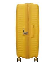 AMERICAN TOURISTER DIABLAST W&oacute;zek średni, rozkładany, z zamkiem TSA cyfrowy ż&oacute;łty - W&oacute;zki twarde - 4
