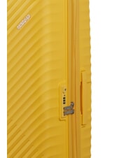 AMERICAN TOURISTER DIABLAST W&oacute;zek średni, rozkładany, z zamkiem TSA cyfrowy ż&oacute;łty - W&oacute;zki twarde - 7