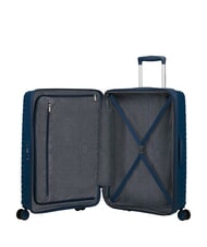 AMERICAN TOURISTER DIABLAST W&oacute;zek średni, rozkładany, z zamkiem TSA ciemnofalowy niebieski - W&oacute;zki twarde - 6