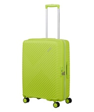 AMERICAN TOURISTER DIABLAST W&oacute;zek średni, rozkładany, z zamkiem TSA hiper wapno - W&oacute;zki twarde - 5