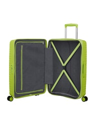 AMERICAN TOURISTER DIABLAST W&oacute;zek średni, rozkładany, z zamkiem TSA hiper wapno - W&oacute;zki twarde - 6