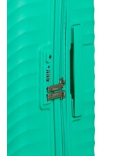 AMERICAN TOURISTER DIABLAST W&oacute;zek średni, rozkładany, z zamkiem TSA cyber aqua - W&oacute;zki twarde - 7