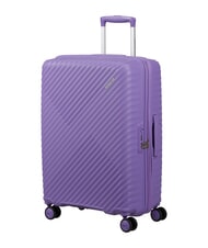 AMERICAN TOURISTER DIABLAST W&oacute;zek średni, rozkładany, z zamkiem TSA fioletowy puls - W&oacute;zki twarde - 3