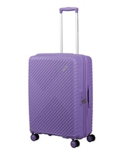 AMERICAN TOURISTER DIABLAST W&oacute;zek średni, rozkładany, z zamkiem TSA fioletowy puls - W&oacute;zki twarde - 5