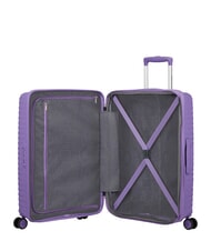 AMERICAN TOURISTER DIABLAST W&oacute;zek średni, rozkładany, z zamkiem TSA fioletowy puls - W&oacute;zki twarde - 6